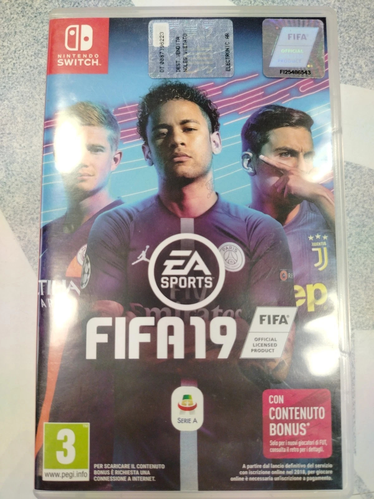 Fifa 19 Switch Nintendo ITA Triangolo Giallo